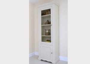 Andrena narrow glazed bookcase