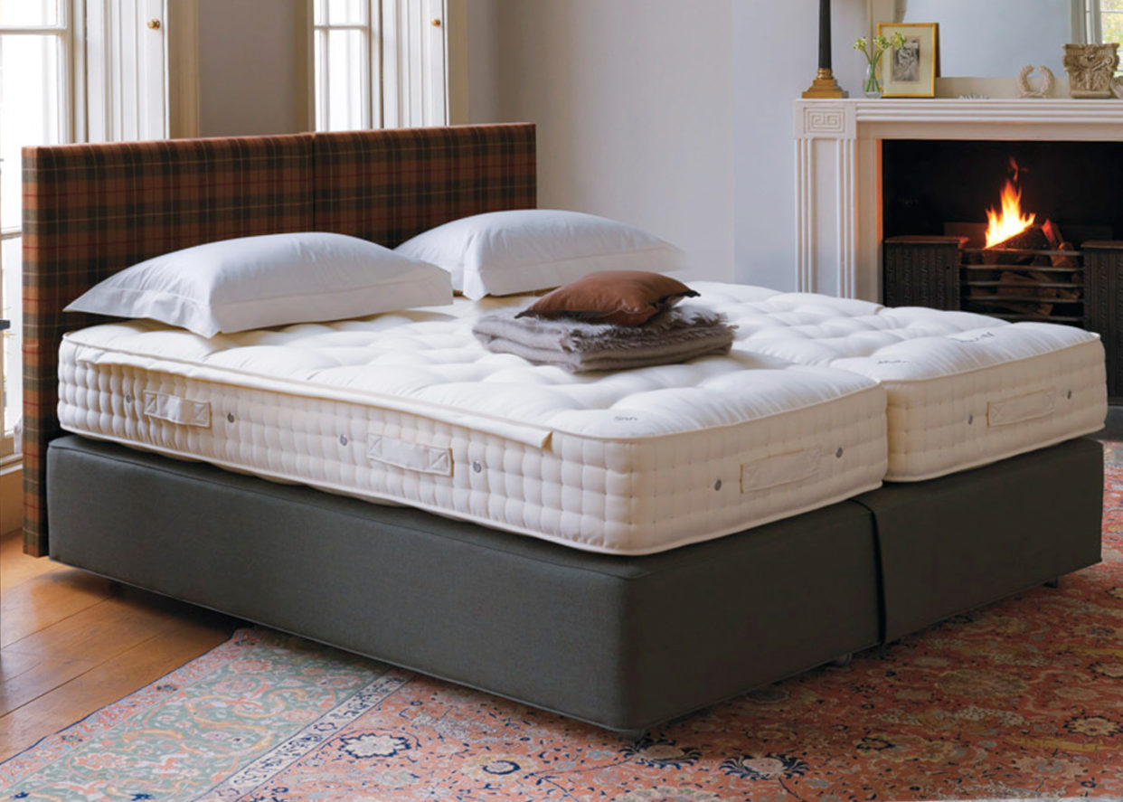 vi spring traditional bedstead mattress king size