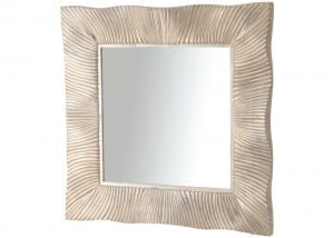 Libra square shimmering mirror