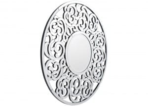 Libra round ornate mirror