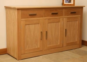 Andrena Elements 5' wide 3 door 3 drawer Sideboard