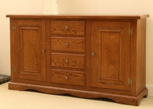 Andrena Marina 5' Wide Sideboard. 4 Drawer, 2 Door