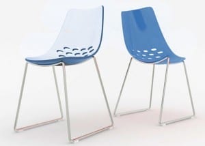 jam chair blue calligaris