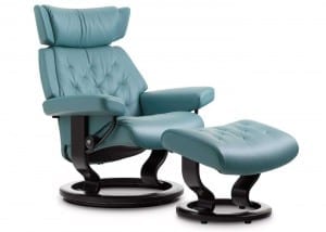 Stressless Skyline Recliner & Stool (Large)