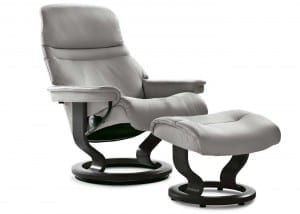 Stressless Sunrise chair & stool (Small)