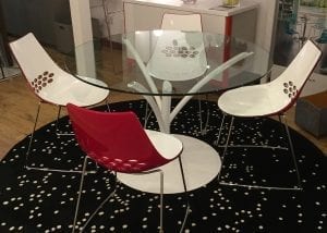 Calligaris Acacia Table And Jam Chairs