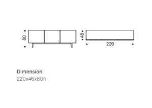 Cattelan Italia Metropol Sideboard Dims (1)