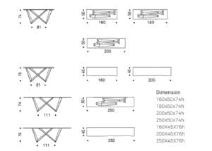 Cattelan Italia Westin Console Dims