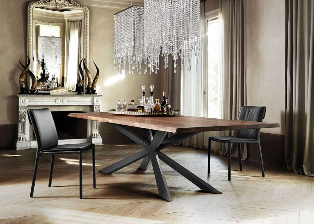 Cattelan Italia Spyder Wood Table - Midfurn Furniture Superstore