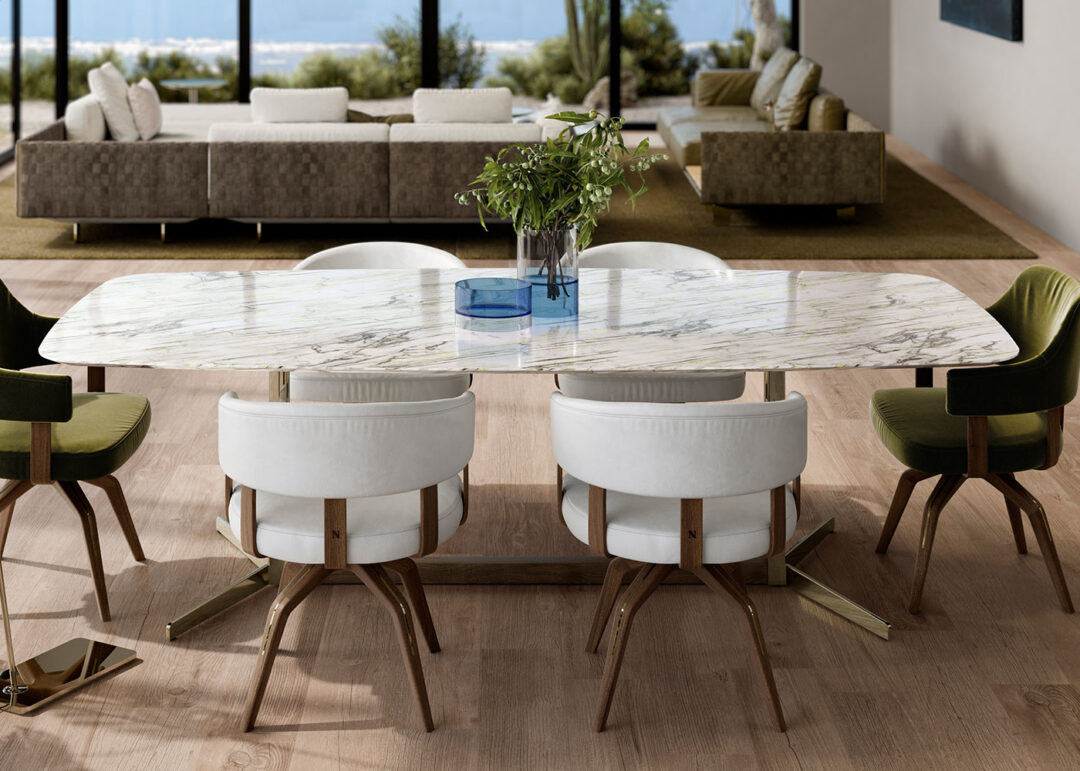 Natuzzi Italia Campus Dining Table - Midfurn Furniture Superstore