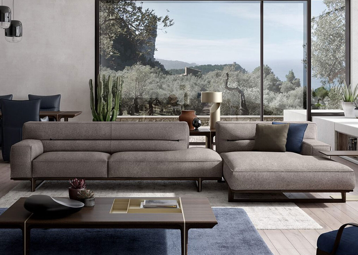 Natuzzi Italia Kendo Modular Sofa - Midfurn Furniture Superstore