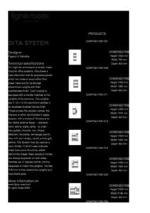 Dita System Tearsheet