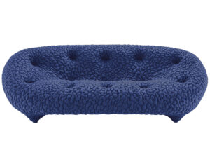 Ligne Roset Ploum Large Sofa Sofa In Moby Safir Blue